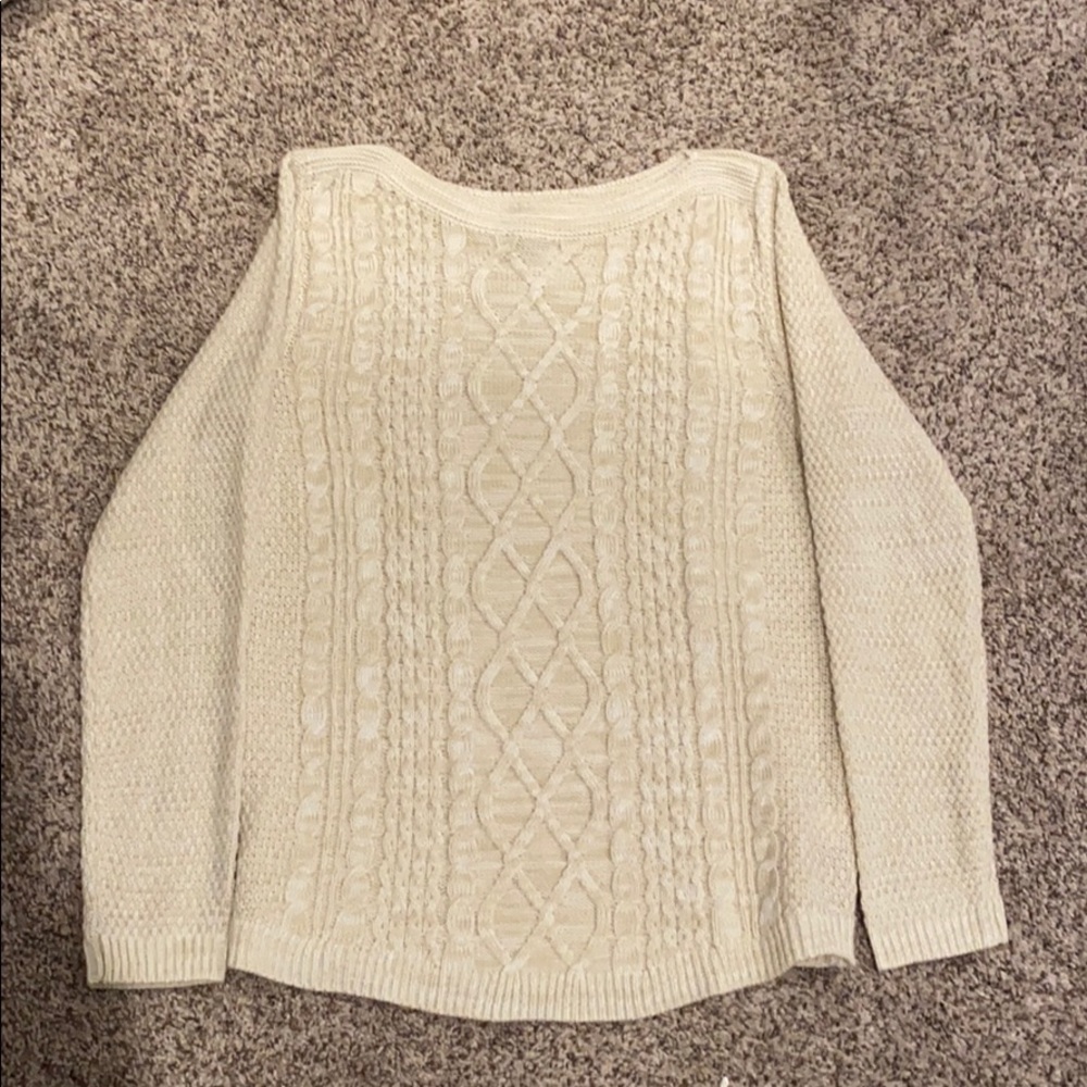 Cream sweater